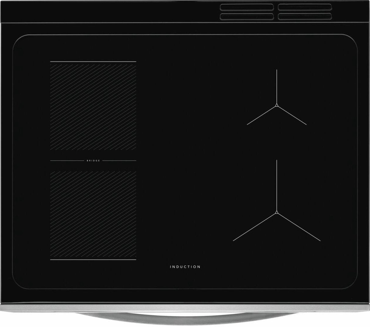 30" Front Control Induction Range with Air Fry