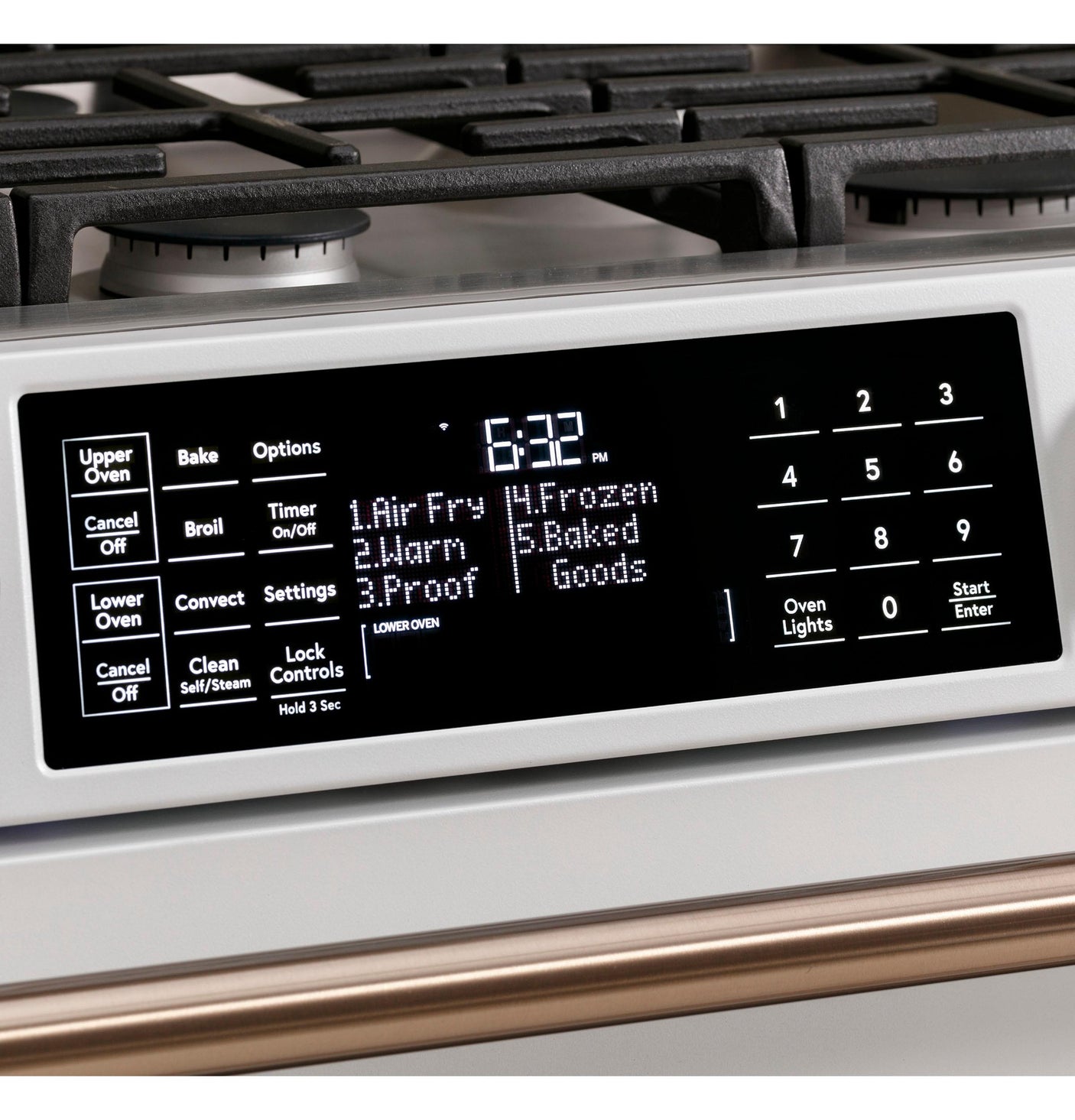 Café 30" Smart Slide-In, Front-Control, Dual-Fuel, Double-Oven Range with Convection