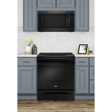 4.8 cu. ft. Guided Electric Front Control Range With The Easy-Wipe Ceramic Glass Cooktop