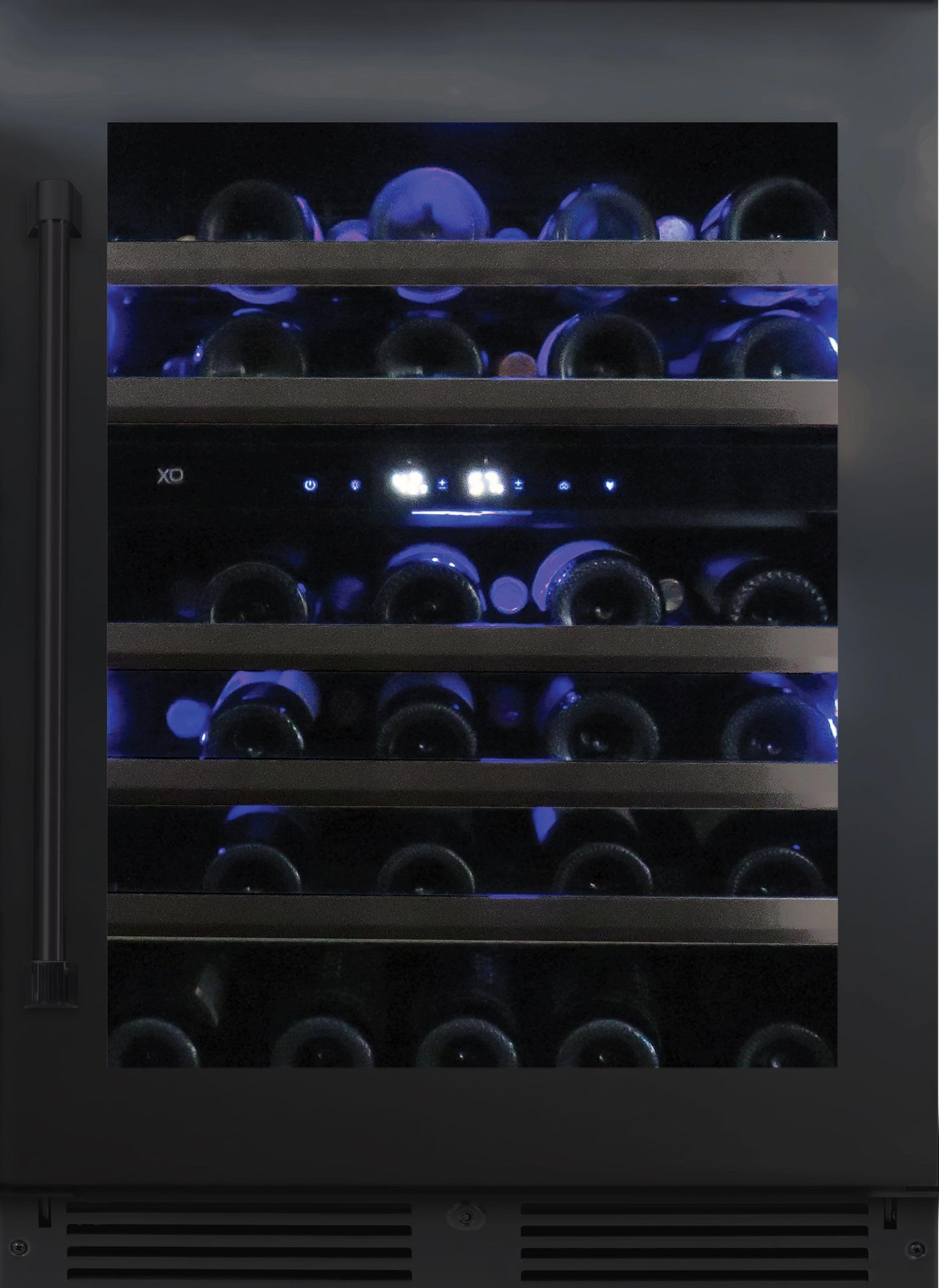 Dual Zone Wine 24" Black Stainless RH