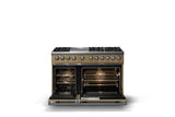 48"W. Dual Fuel Range (Burner: 6g, Finish: Golden Hour, Trim: Polished Chrome, Fuel: Natural Gas)