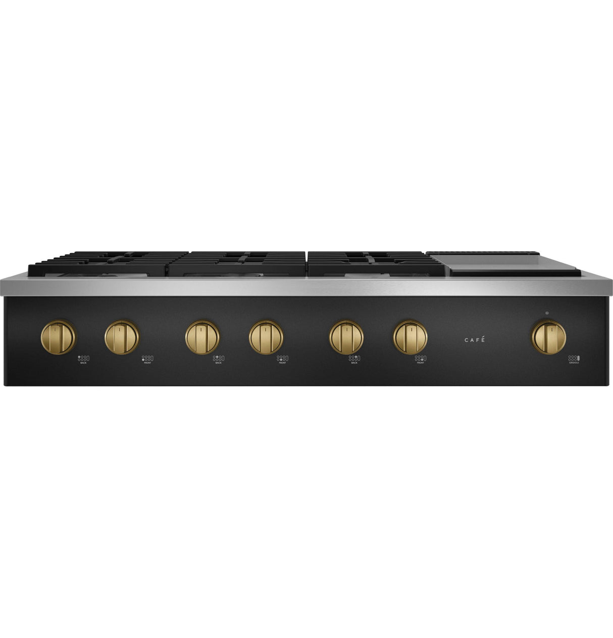Café™ 48" Commercial-Style Gas Rangetop with 6 Burners and Integrated Griddle (Natural Gas)