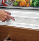 Monogram 30" Integrated Glass-Door Refrigerator for Single or Dual Installation