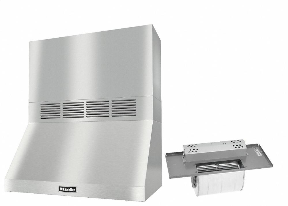 DAR 1230 Set 4 Wall-Mounted Range Hood With Circulation Mode with integrated XL motor including 18" chimney cover
