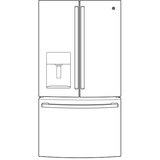 GE® ENERGY STAR® 23.6 Cu. Ft. French-Door Refrigerator