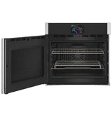 GE Profile™ 30" Smart Built-In Convection Single Wall Oven with Left-Hand Side-Swing Doors