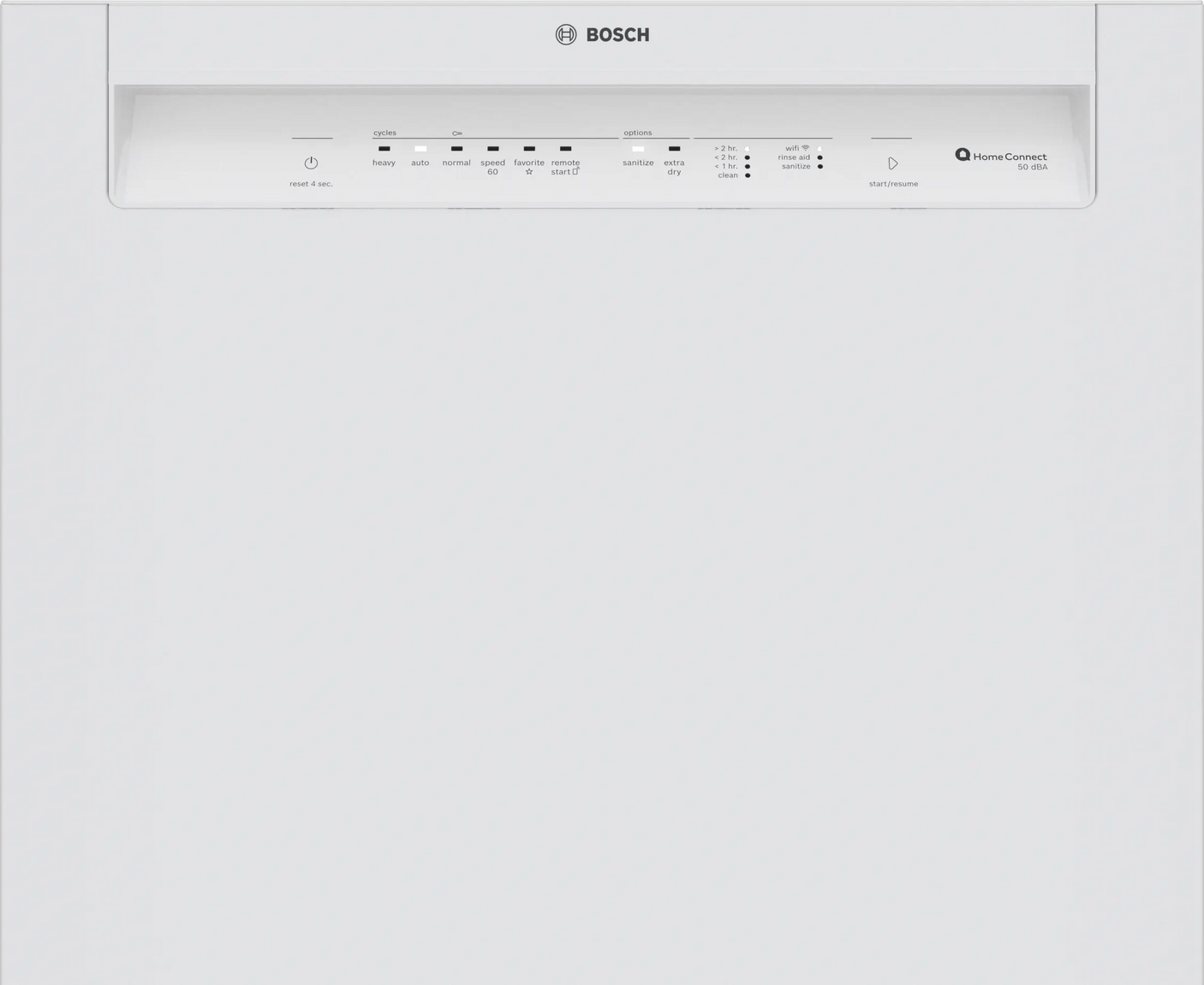 100 Series Dishwasher 24" White
