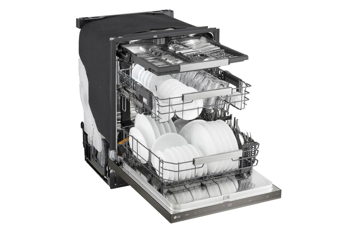 Smart FlushFit™ Top Control Dishwasher with 1-Hour Wash & Dry, QuadWash® Pro, TrueSteam® and Dynamic Heat Dry™ w/AutoVent Dry™