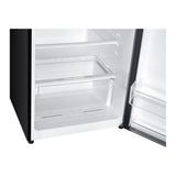 Verona VEFTF2412RBK 24 inch Top Freezer Refrigerator with 12 cu. ft. Total Capacity, Reversible Doors, Recessed Handle, Energy Star (Black)