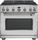 Café™ 36" All-Gas Commercial-Style Range with 6 Burners (Natural Gas)