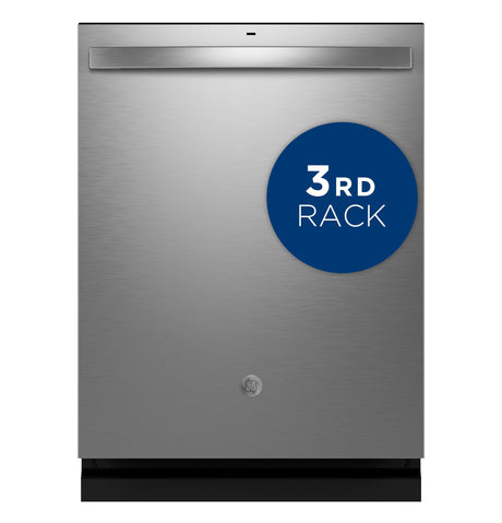 GE® ENERGY STAR® Top Control Hybrid Tub Dishwasher with Third Rack, Bottle Jets, Dry Boost & 50 dBA