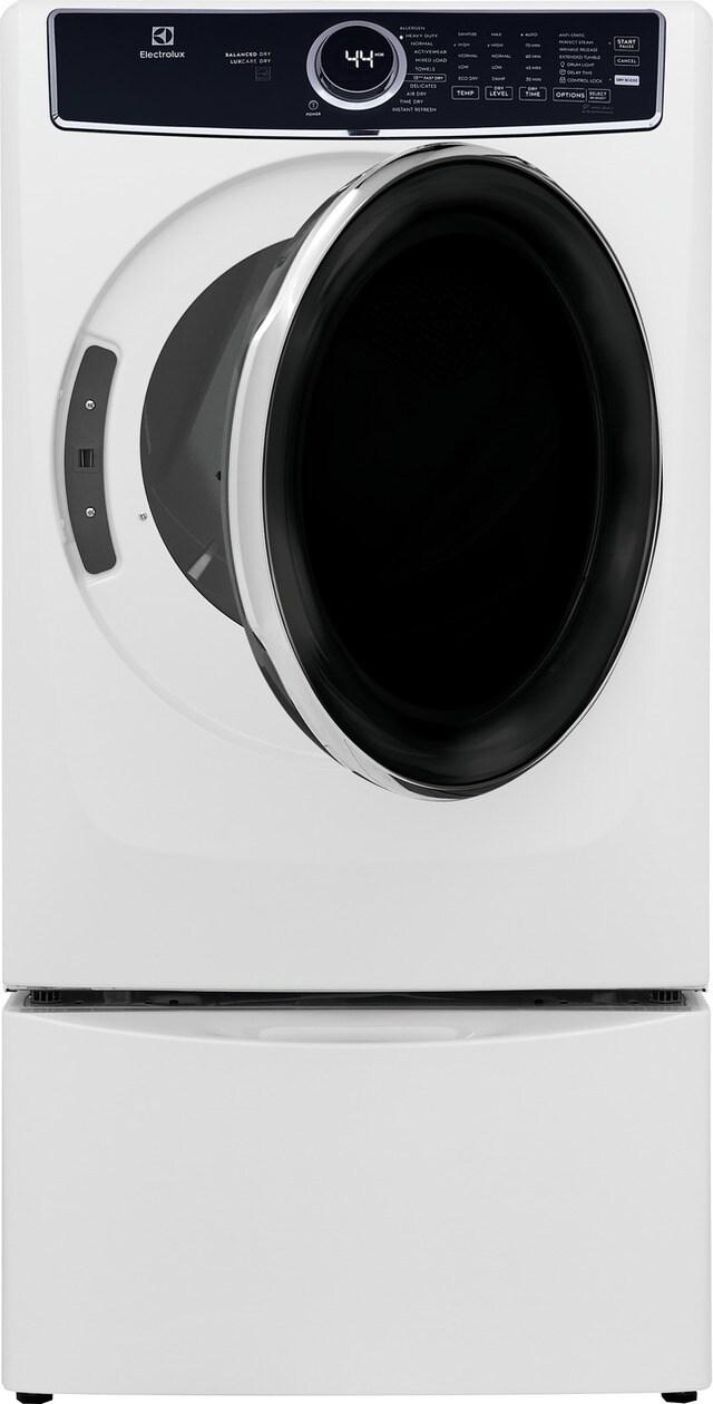 Front Load Perfect Steam™ Electric Dryer with Balanced Dry™ and Instant Refresh - 8.0 Cu. Ft.