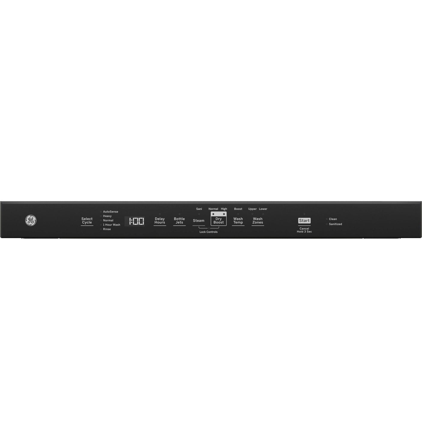 GE® ENERGY STAR® Top Control with Plastic Interior Dishwasher with Sanitize Cycle & Dry Boost