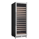 Avanti Refresh Wine Cooler, 149 Bottle Capacity, Stainless Steel Finish with Wood Shelves, Digital Touch Controls, Glass Door (WCF149SE3S)