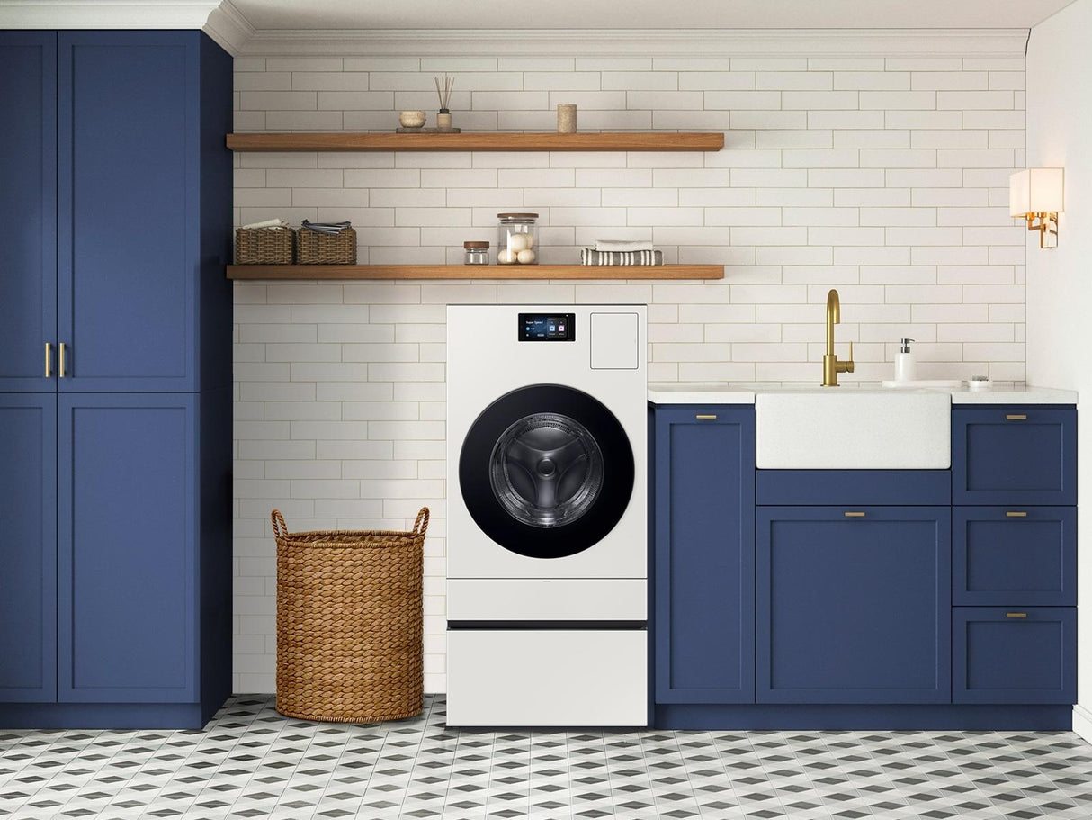 Pedestal for Washer And Dryer Pedestal for All-in-One Combo  Ivory