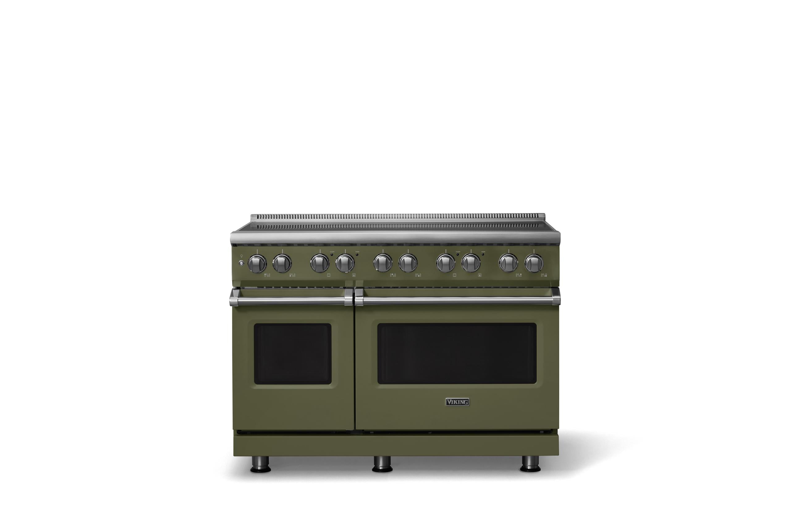 48"W. Induction Range (Finish: Martini, Trim: Polished Chrome)