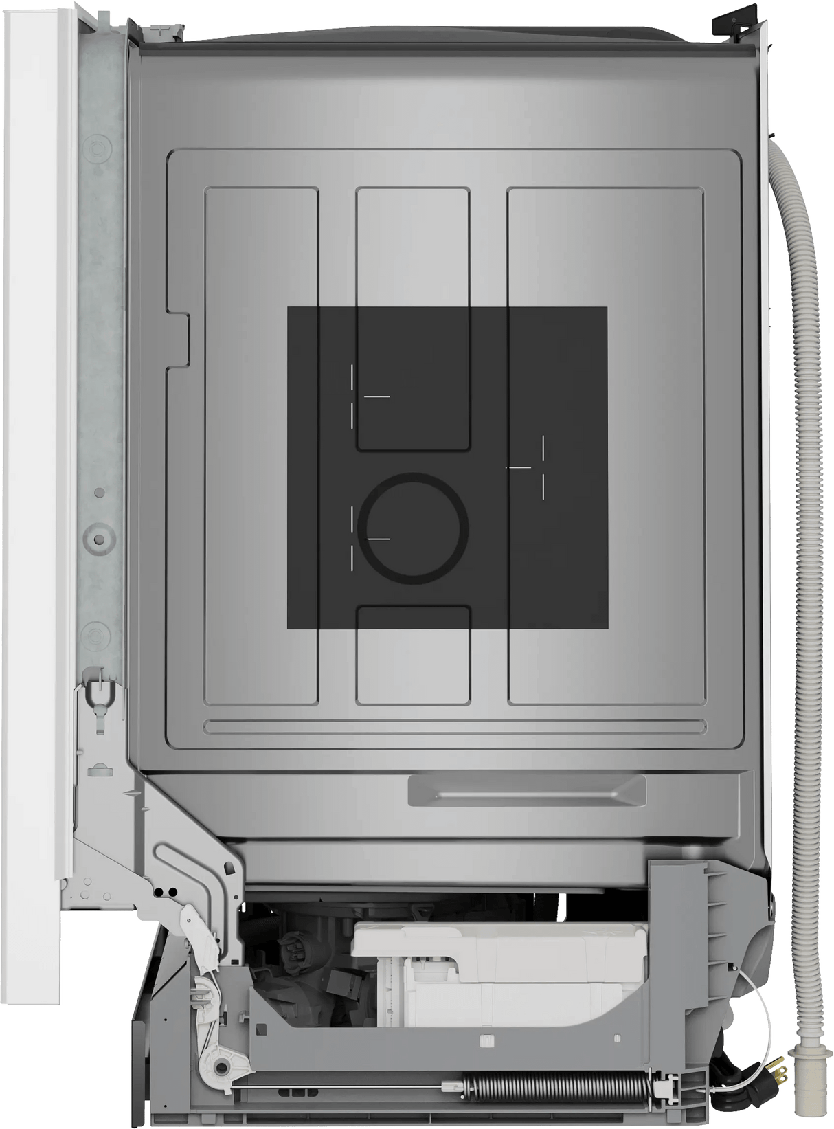 300 Recessed Handle, 48 dBA, Standard 3rd Rack, PureDry - WH