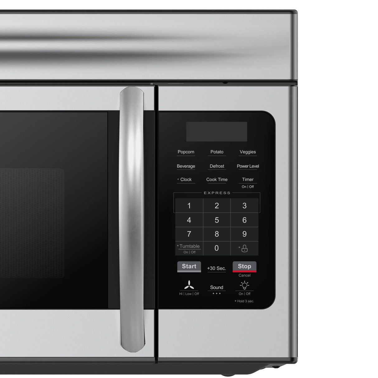 Forno Scalo 30-Inch Over the Range Microwave, Stainless Steel - 1.6 cu.ft, 300 CFM Vent, Touch Control, LED Light