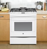 GE® 30" Slide-In Front Control Gas Range