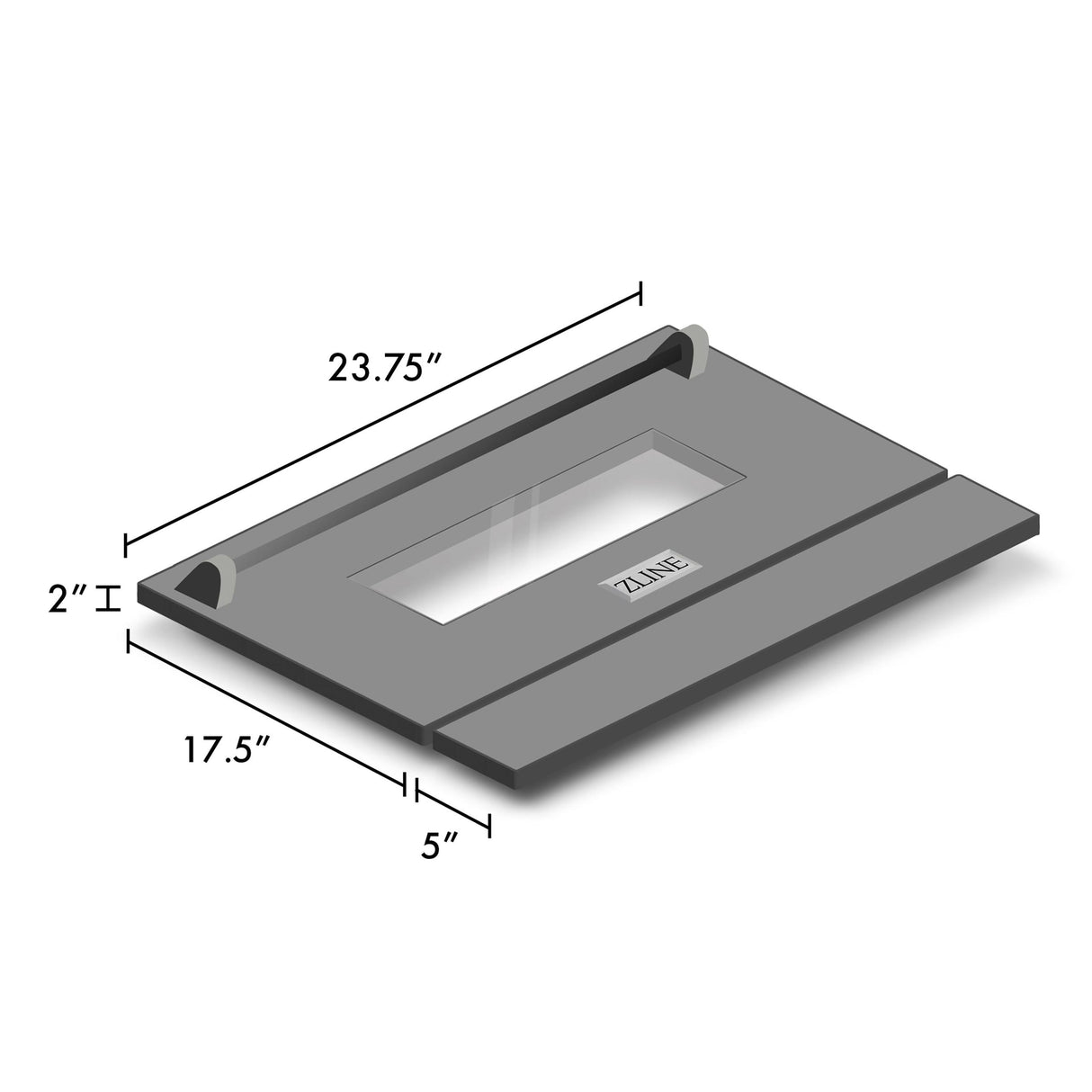 ZLINE 24 in. Range Door in Multiple Finishes [Color: Durasnow]