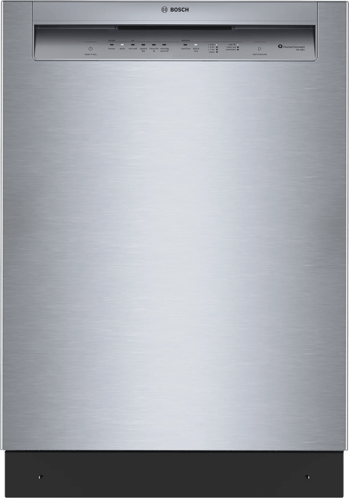 300 Recessed Handle, 48 dBA, Standard 3rd Rack, PureDry - SS