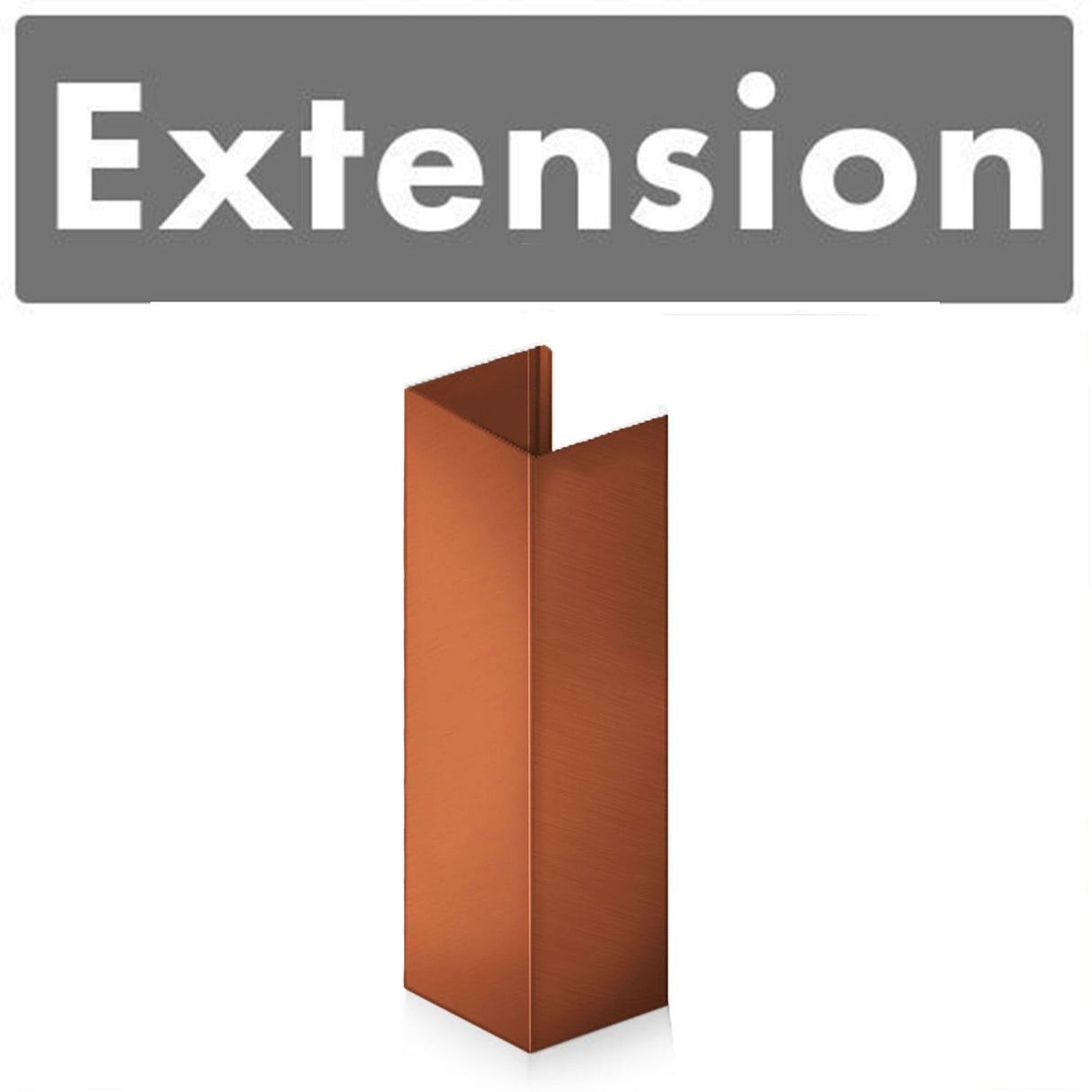 ZLINE 61 in. Extended Chimney and Crown (8667C-E)