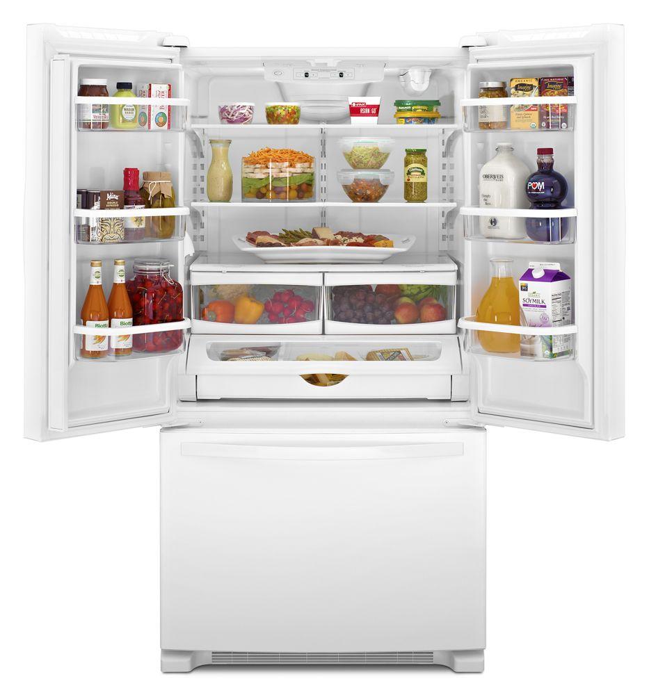 36-inch Wide French Door Refrigerator with Interior Water Dispenser - 25 cu. ft.