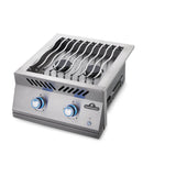 Built-in 700 Series Dual Range Top Burner with Stainless Steel Cover , Propane, Stainless Steel