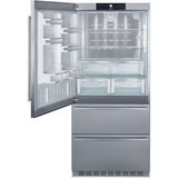 Freestanding Refrig/Freezer 36", Large Door, NOT Reversible, Left Hinge