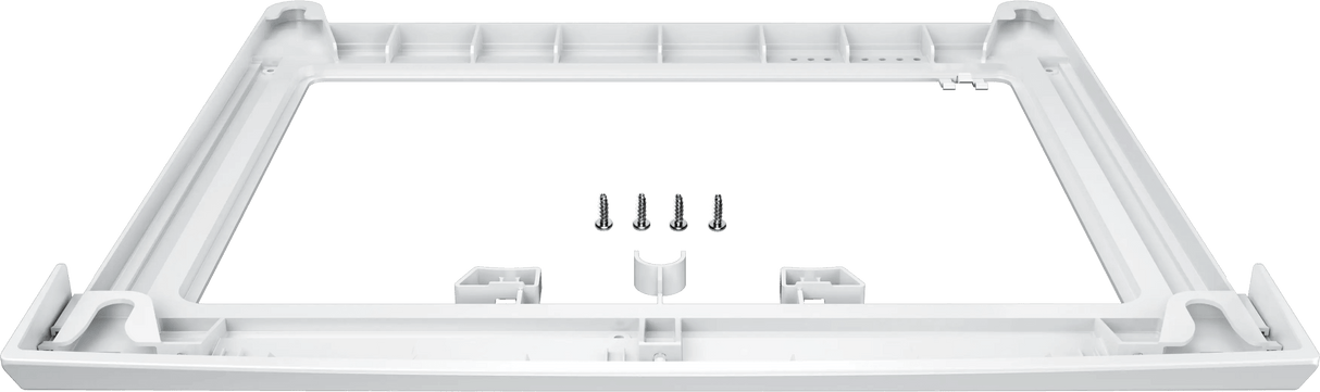 500 Series Washer, Heat Pump Dryer & Stacking Kit Bundle in White