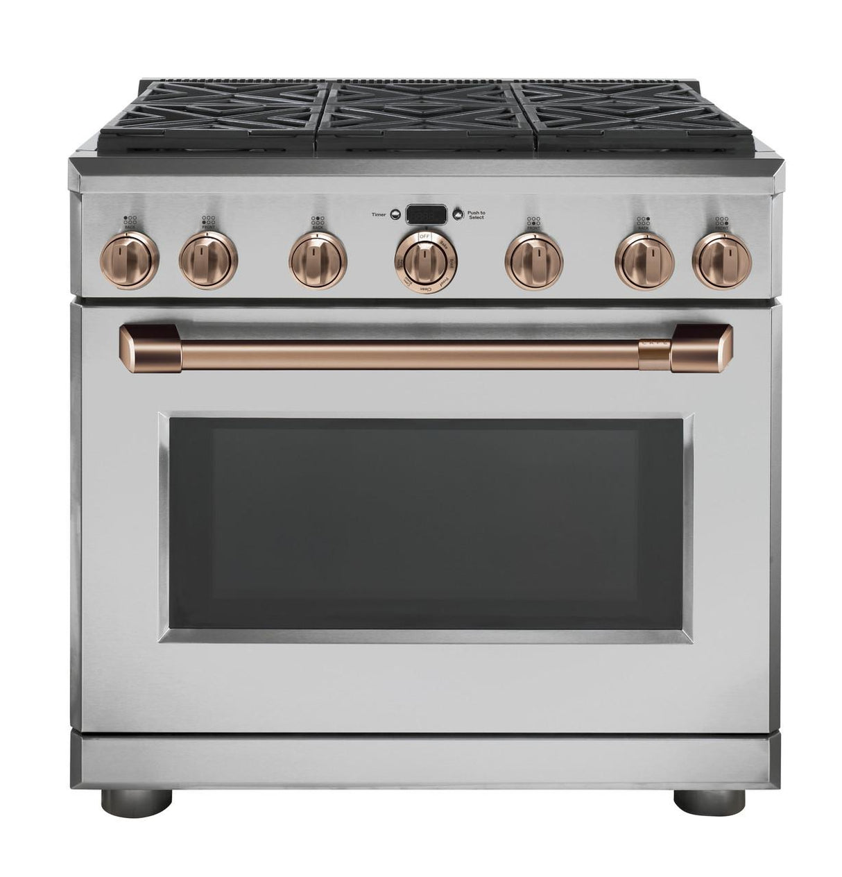 Café™ 36" All-Gas Commercial-Style Range with 6 Burners (Natural Gas)