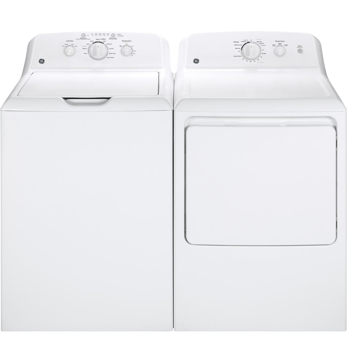 GE® 6.2 cu. ft. capacity aluminized alloy drum electric dryer