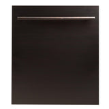 ZLINE 24 in. Dishwasher Panel with Modern Handle (DP-24) [Color: Black Matte]