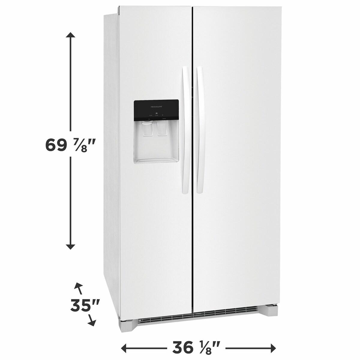 26 Cu. Ft. 36" Standard Depth Side by Side Refrigerator