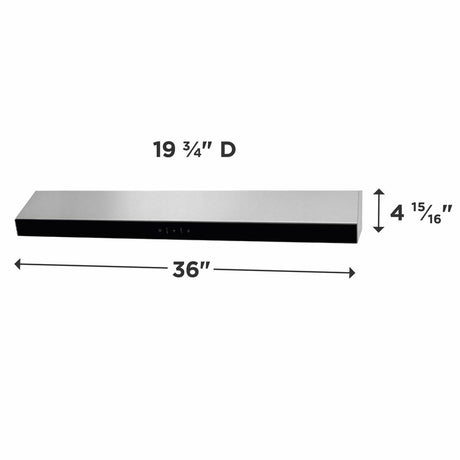 Undercabinet 36" Ventilation Hood