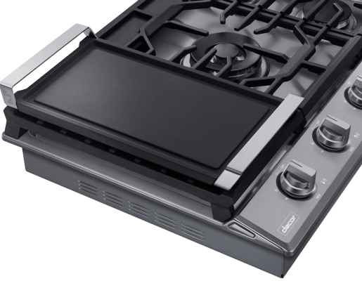 Transitional 30" Gas Cooktop, Silver Stainless Steel, Natural Gas/Liquid Propane