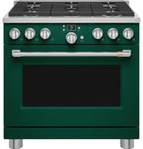 Café™ 36" Smart Dual-Fuel Commercial-Style Range with 6 Burners (Natural Gas)