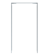 Decor frame set - for a high-quality gap cover with an attached frame.