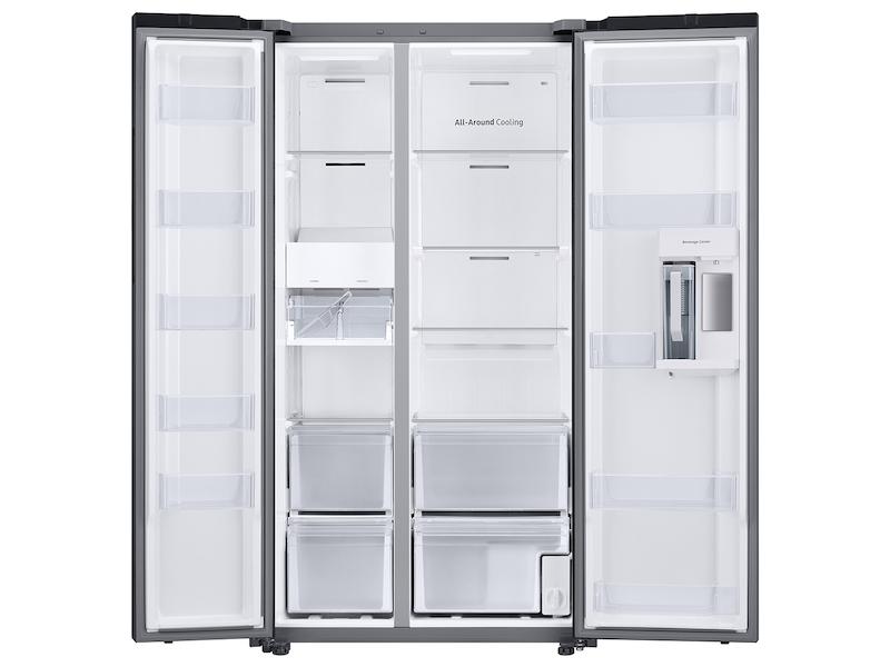 Bespoke Counter Depth Side-by-Side 23 cu. ft. Refrigerator with Beverage Center™ in Stainless Steel