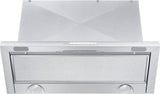 DA 3466 - Built-in ventilation hood with energy-efficient LED lighting and backlit controls for easy use.