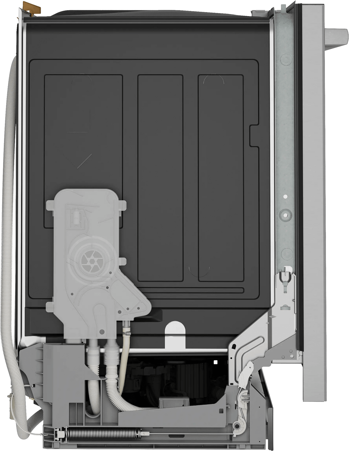300 Series, built-under dishwasher, 24'', Brushed steel anti-fingerprint