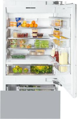 36" KF 1901 Vi Built-In Bottom-Mount Fridge/Freezer - 36" Refrigerator-Freezer