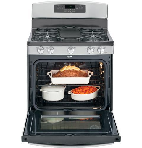 GE® 30" Free-Standing Gas Convection Range