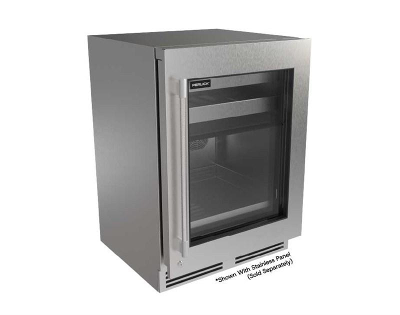 G5 Luxe 24" Premium Glass Door Dual Zone Wine Reserve / Refrigerator - Factory Right (Adjustable) Hinge - Indoor/Outdoor Rated