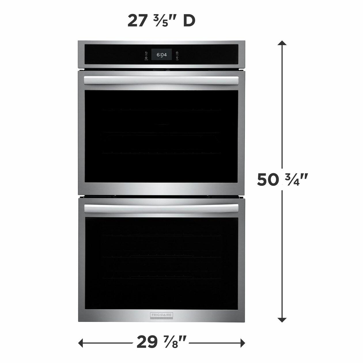 30" Double Electric Wall Oven with Total Convection