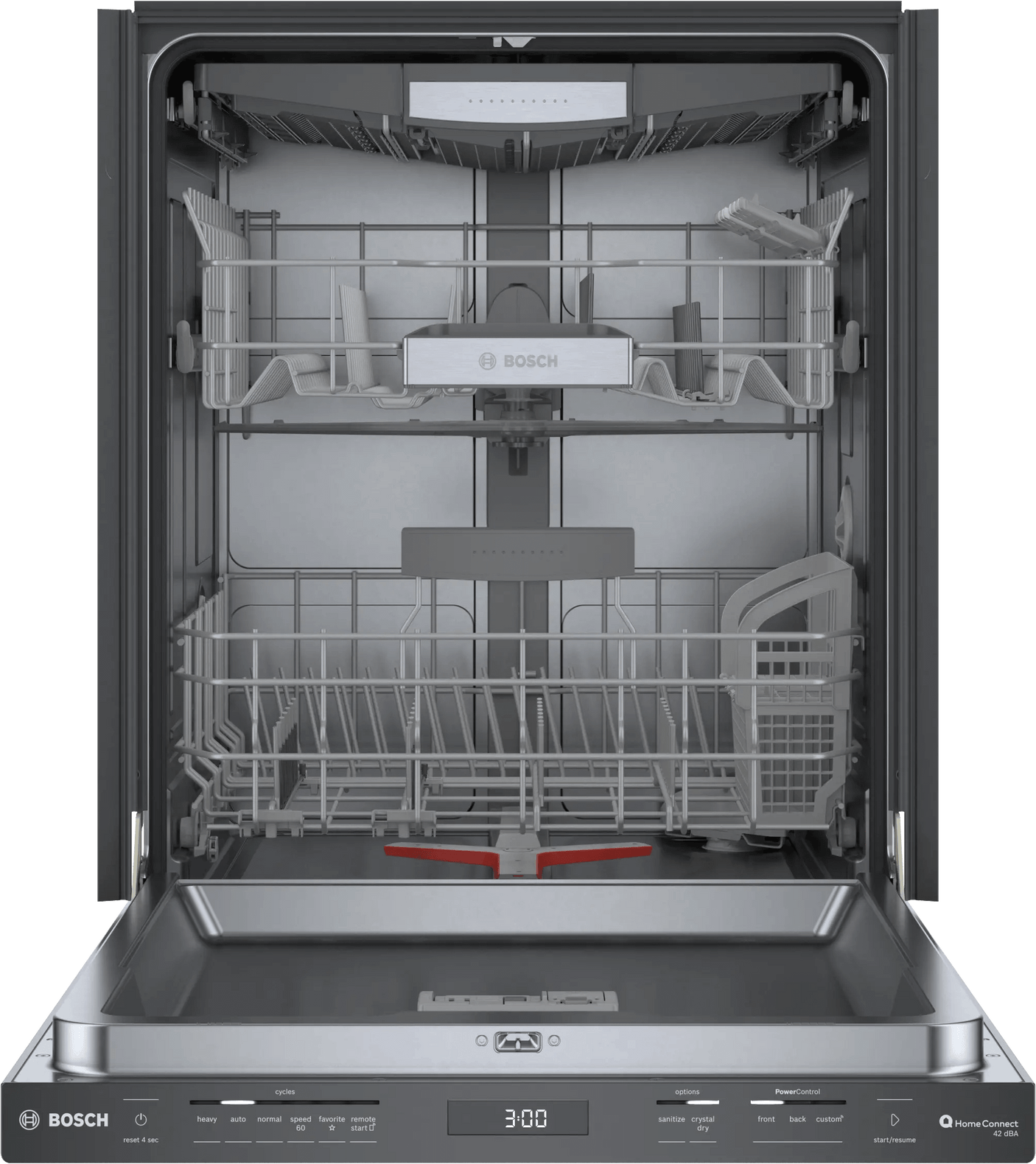 800 Series Dishwasher 24" Brushed black steel anti-fingerprint