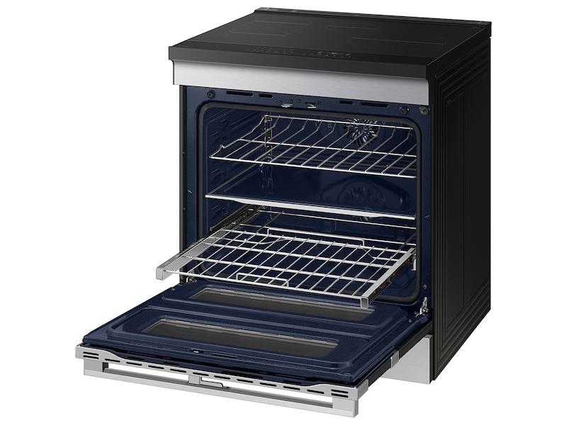 Bespoke Smart Slide-In Induction Range 6.3 cu. ft. with Flex Duo™ & Ambient Edge Lighting™ in Stainless Steel