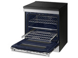 Bespoke Smart Slide-In Induction Range 6.3 cu. ft. with Flex Duo™ & Ambient Edge Lighting™ in Stainless Steel