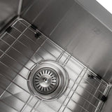 ZLINE 36 in. Niseko Farmhouse Apron Mount Double Bowl Stainless Steel Kitchen Sink with Bottom Grid (SA50D-36)