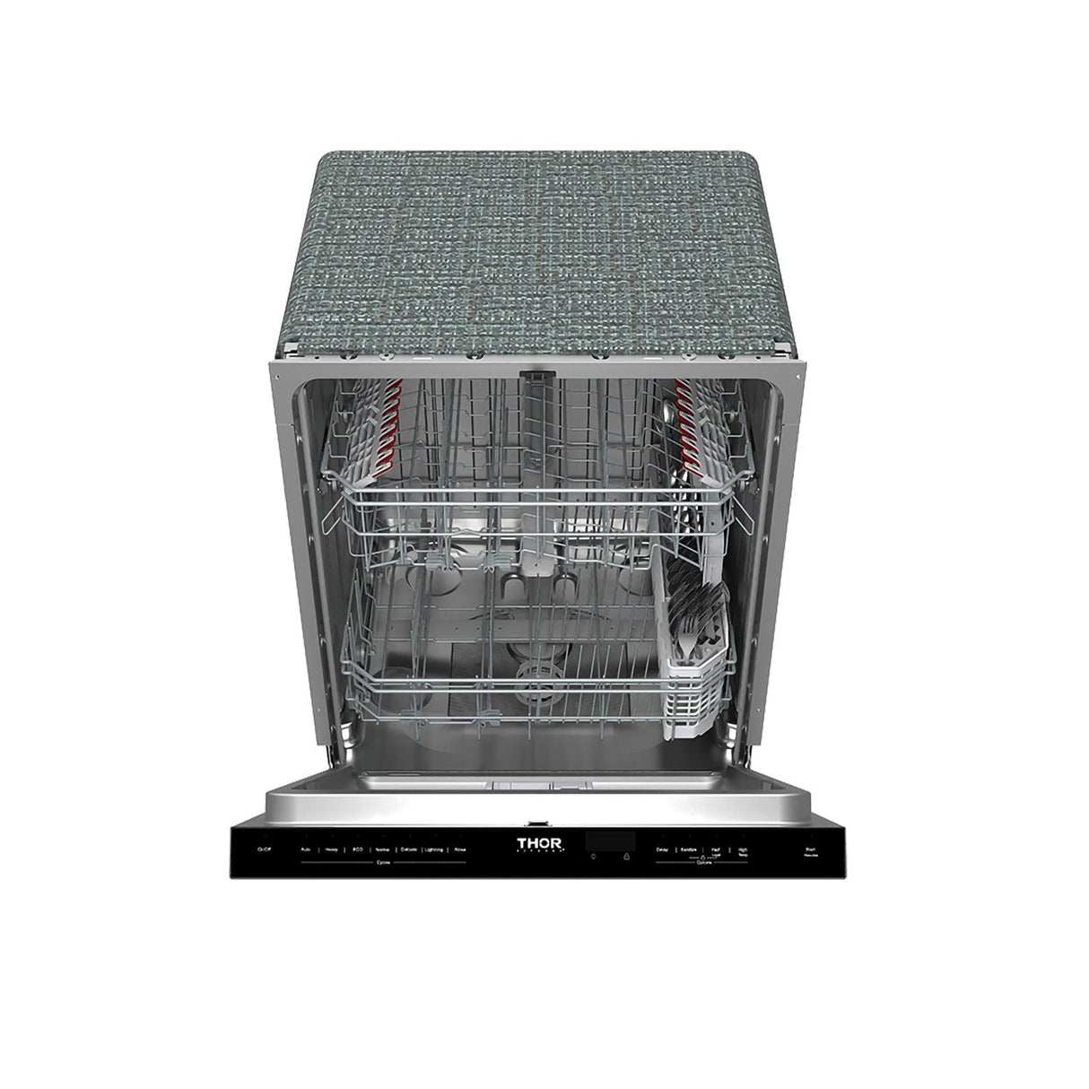 24 Inch Built-in Top Control Dishwasher With Pocket Handle - Stainless Steel